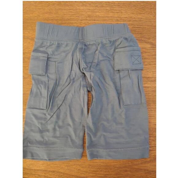 NEW Kickee Pants Blue Cargo Pants Infant baby Boys Size 0-3 months - Picture 4 of 4